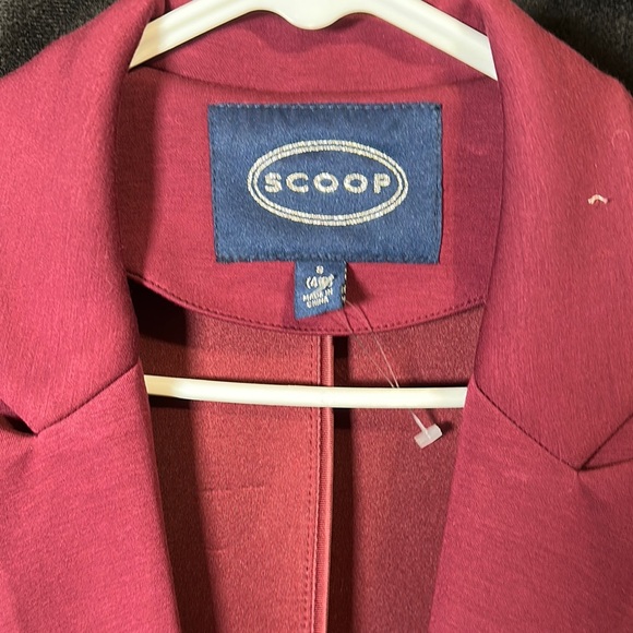 Scoop Pink Blazer Professional Suit Jacket - Picture 4 of 7